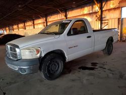 Dodge ram 1500 st salvage cars for sale: 2007 Dodge RAM 1500 ST