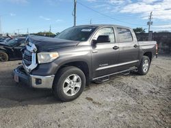 Salvage cars for sale from Copart Homestead, FL: 2015 Toyota Tundra Crewmax SR5