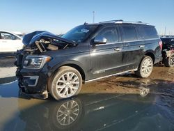 Salvage cars for sale at Amarillo, TX auction: 2018 Ford Expedition Platinum