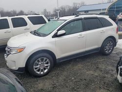 Salvage cars for sale at East Granby, CT auction: 2012 Ford Edge SEL