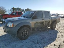 Salvage cars for sale at Loganville, GA auction: 2002 Nissan Frontier Crew Cab XE