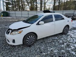 Salvage cars for sale from Copart Windsor, NJ: 2013 Toyota Corolla Base