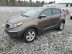 Salvage cars for sale at Windham, ME auction: 2013 KIA Sportage LX