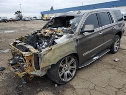 Salvage cars for sale at Woodhaven, MI auction: 2016 Cadillac Escalade Luxury