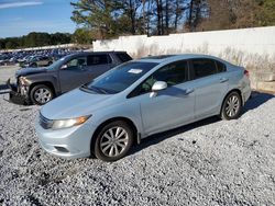 Honda Civic Vehiculos salvage en venta: 2012 Honda Civic EX