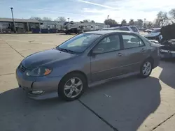 Salvage cars for sale at Sacramento, CA auction: 2006 Toyota Corolla XRS