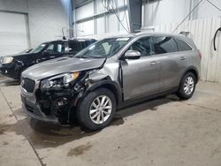 Salvage cars for sale at Ham Lake, MN auction: 2017 KIA Sorento LX