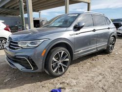 Salvage cars for sale at West Palm Beach, FL auction: 2022 Volkswagen Tiguan SEL R-Line