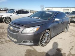 Salvage cars for sale at Kansas City, KS auction: 2013 Chevrolet Malibu 1LT