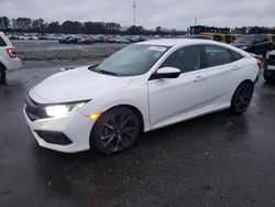 Honda salvage cars for sale: 2019 Honda Civic Sport