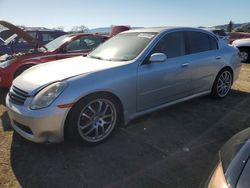 Salvage cars for sale at San Martin, CA auction: 2006 Infiniti G35