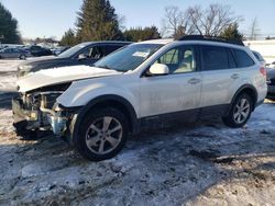 Salvage cars for sale at Finksburg, MD auction: 2014 Subaru Outback 2.5I Premium