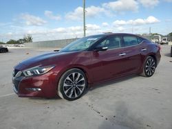 Salvage cars for sale at Homestead, FL auction: 2017 Nissan Maxima 3.5S