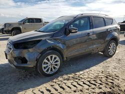 Salvage cars for sale from Copart Haslet, TX: 2017 Ford Escape Titanium