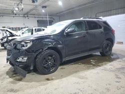 Salvage cars for sale at Candia, NH auction: 2017 Chevrolet Equinox LT