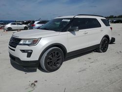 Salvage cars for sale at Arcadia, FL auction: 2018 Ford Explorer XLT