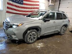 Salvage cars for sale at Lyman, ME auction: 2025 Subaru Forester Premium