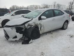 Salvage cars for sale from Copart Central Square, NY: 2018 Toyota Corolla L