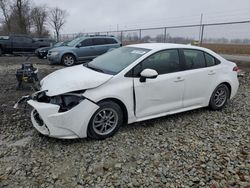 Toyota salvage cars for sale: 2022 Toyota Corolla LE