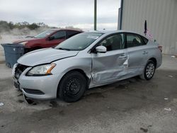 Salvage cars for sale at Apopka, FL auction: 2015 Nissan Sentra S