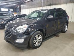 Salvage cars for sale from Copart East Granby, CT: 2016 Chevrolet Equinox LT