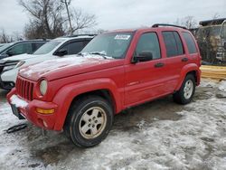 Jeep salvage cars for sale: 2003 Jeep Liberty Limited