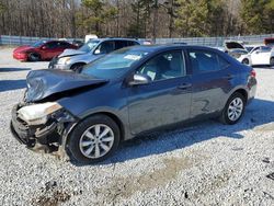 Salvage cars for sale at Gainesville, GA auction: 2015 Toyota Corolla L