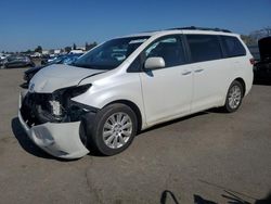 Salvage cars for sale from Copart Bakersfield, CA: 2015 Toyota Sienna XLE