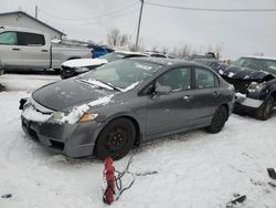 Salvage cars for sale at Pekin, IL auction: 2010 Honda Civic LX