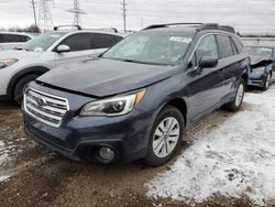 Salvage cars for sale at Elgin, IL auction: 2017 Subaru Outback 2.5I Premium