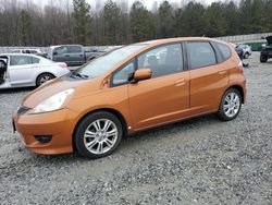 Honda salvage cars for sale: 2010 Honda FIT Sport