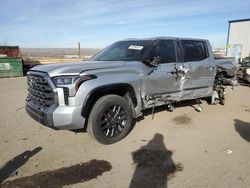 Salvage cars for sale at Albuquerque, NM auction: 2024 Toyota Tundra Crewmax Platinum