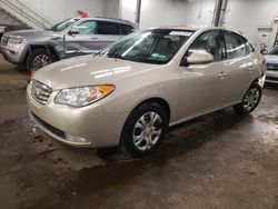 Salvage cars for sale at New Britain, CT auction: 2010 Hyundai Elantra Blue