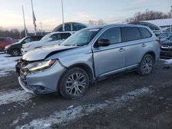 Mitsubishi salvage cars for sale: 2017 Mitsubishi Outlander ES