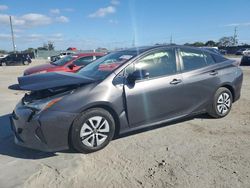 Salvage cars for sale at Homestead, FL auction: 2017 Toyota Prius