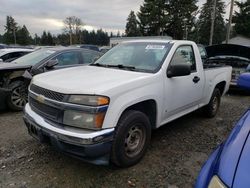 Salvage cars for sale from Copart Graham, WA: 2007 Chevrolet Colorado