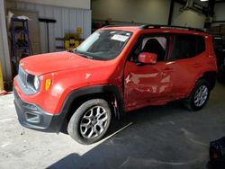 Jeep Renegade Latitude salvage cars for sale: 2017 Jeep Renegade Latitude