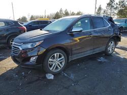 Chevrolet salvage cars for sale: 2020 Chevrolet Equinox Premier