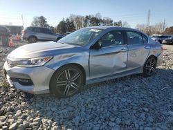 Honda salvage cars for sale: 2017 Honda Accord Sport