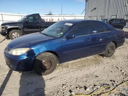 Salvage cars for sale from Copart Appleton, WI: 2005 Toyota Camry LE