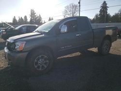 Salvage cars for sale at Graham, WA auction: 2005 Nissan Titan XE