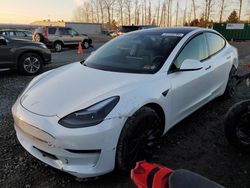 Salvage cars for sale at Arlington, WA auction: 2021 Tesla Model 3