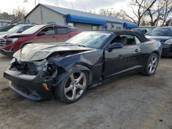 Salvage cars for sale from Copart Wichita, KS: 2015 Chevrolet Camaro LT