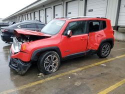 Jeep salvage cars for sale: 2015 Jeep Renegade Limited