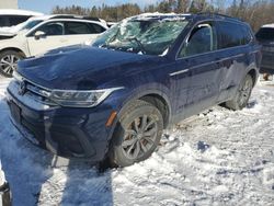 Salvage cars for sale from Copart Cookstown, ON: 2022 Volkswagen Tiguan SE