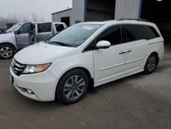 Salvage cars for sale at Arlington, WA auction: 2016 Honda Odyssey Touring