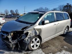 Carros salvage a la venta en subasta: 2015 Toyota Sienna LE