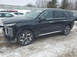 Salvage cars for sale at Davison, MI auction: 2021 Hyundai Palisade Calligraphy