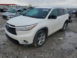 Salvage cars for sale at Cahokia Heights, IL auction: 2014 Toyota Highlander Limited