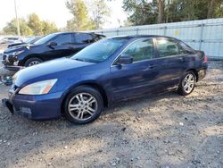 Salvage cars for sale at Midway, FL auction: 2007 Honda Accord SE